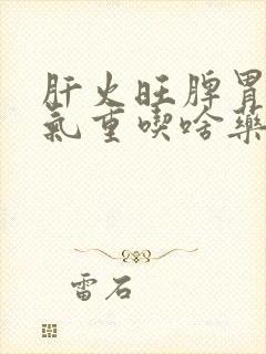 肝火旺脾胃虚湿气重吃啥药