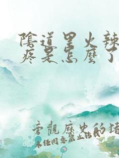 阴道里火辣辣的疼是怎么了