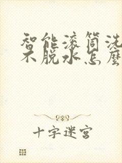 智能滚筒洗衣机不脱水怎么办