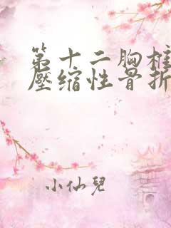 第十二胸椎椎体压缩性骨折治疗方法