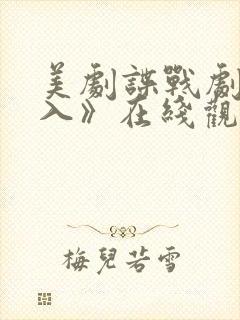 美剧谍战剧《深入》在线观看