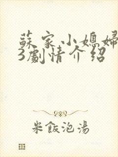 苏家小媳妇1V3剧情介绍