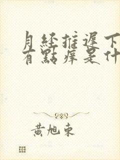 月经推迟下身还有点痒是什么原因