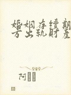 婚姻存续期间一方出轨财产如何分