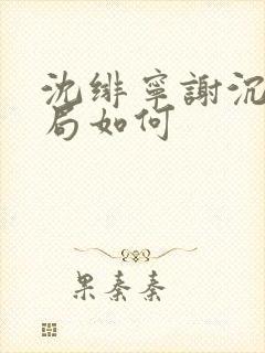 沈绯宁谢沉聿结局如何