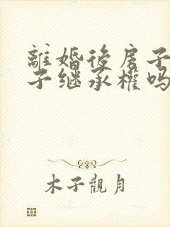 离婚后房子归孩子继承权吗