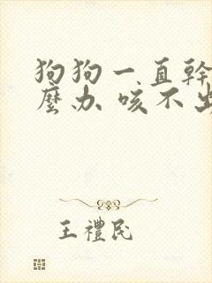 狗狗一直干咳怎么办 咳不出东西