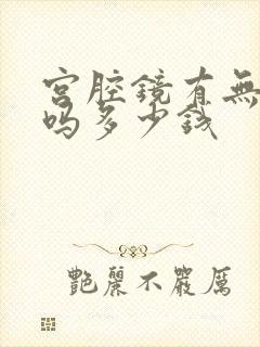 宫腔镜有无痛的吗多少钱