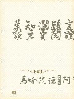 叶知澜顾言川小说免费阅读