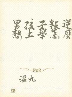 男孩子叛逆期不想上学怎么办