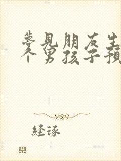 梦见朋友生了一个男孩子预示什么