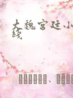 大魏宫廷小说在线