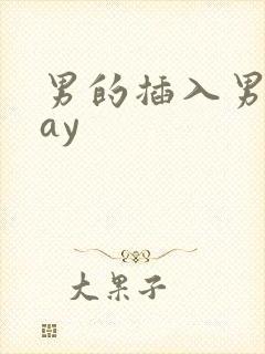 男的插入男的gay