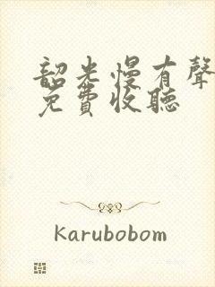 韶光慢有声小说免费收听
