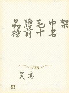 品牌毛巾架排行榜前十名