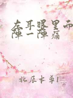 左耳眼里面痛一阵一阵痛