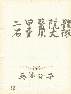 二甲医院体外碎石费用大概多少钱