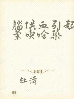 脑供血引起的头晕吃啥药