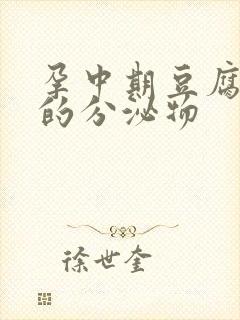 孕中期豆腐渣样的分泌物