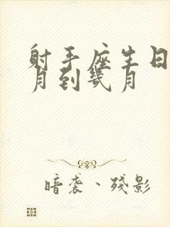 射手座生日在几月到几月