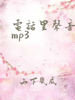 电话里声音音效mp3