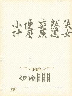 小便突然失禁是什么原因女性该怎么办?