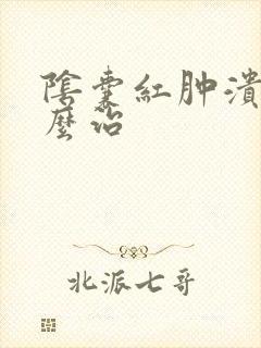 阴囊红肿溃烂怎么治