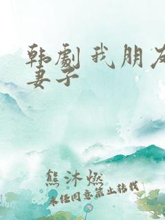 韩剧 我朋友的妻子