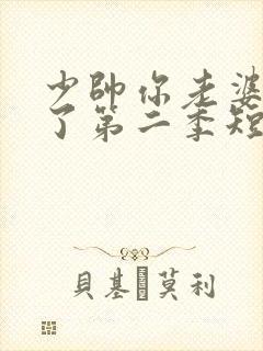 少帅你老婆又跑了第二季短剧