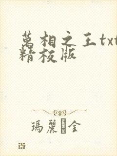 万相之王txt精校版