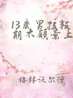 13岁男孩叛逆期不愿意上学怎么办