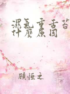 湿气重舌苔黄喝什么原因