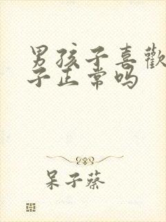 男孩子喜欢男孩子正常吗