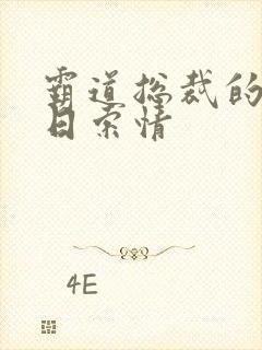 霸道总裁的33日索情