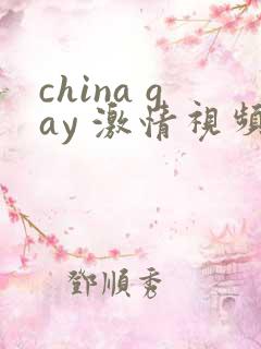 china gay 激情视频