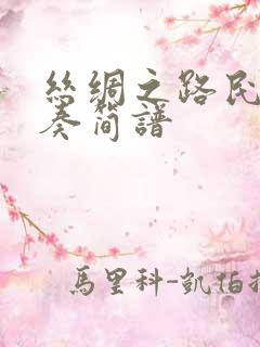 丝绸之路民乐合奏简谱