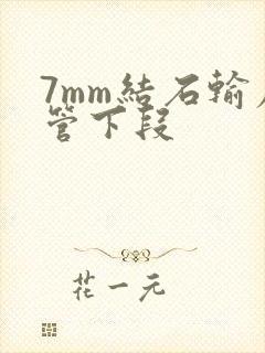 7mm结石输尿管下段