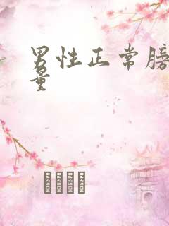 男性正常膀胱容量