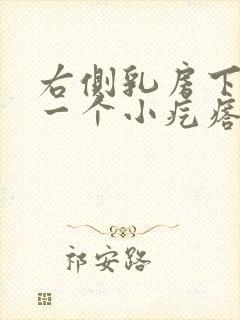 右侧乳房下面有一个小疙瘩,摸着有点疼?