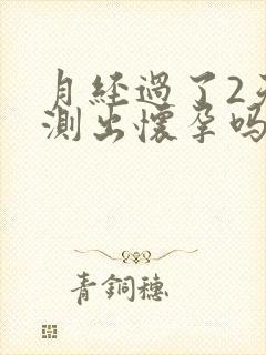 月经过了2天能测出怀孕吗