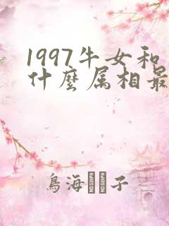 1997牛女和什么属相最配对
