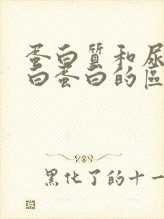 蛋白质和尿微量白蛋白的区别