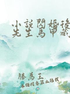 小说闪婚后,傅先生马甲藏不住了