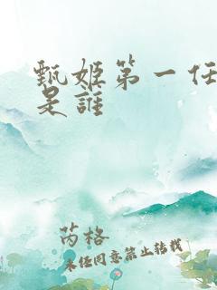 甄姬第一任丈夫是谁