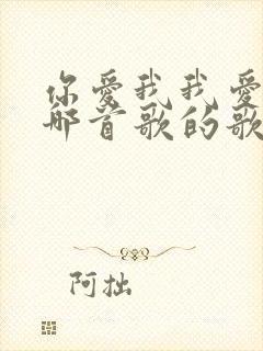 你爱我我爱你是哪首歌的歌词