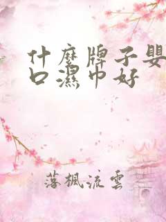 什么牌子婴儿手口湿巾好