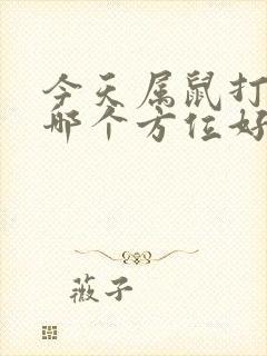 今天属鼠打牌坐哪个方位好