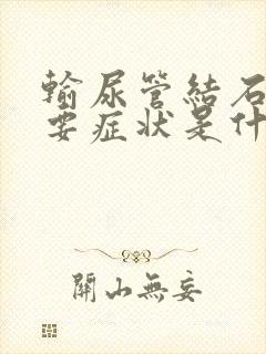 输尿管结石的主要症状是什么