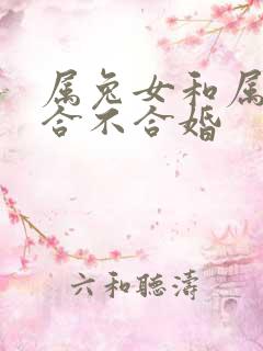 属兔女和属马的合不合婚