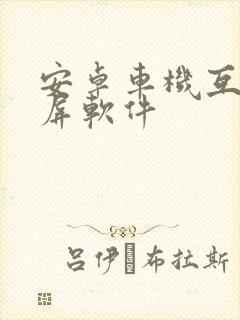 安卓车机互联投屏软件